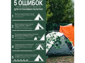 Как установить палатку
